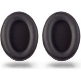 2 Stks Headset Comfortabele sponskap voor Sony WH-1000XM2 / XM3 / XM4  Kleur: (1000x / 1000xm2) Black Lamskin