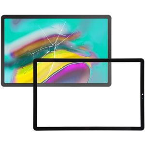 High-Tech Place voor Samsung Galaxy Tab S5e SM-T720 / SM-T725 buitenlens van glas met OCA-lijm, optisch transparant (zwart)