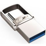 EAGET 32G USB 3.1 + Type-C / USB-C Interface Metal Twister Flash U Disk  met Micro USB OTG Adapter