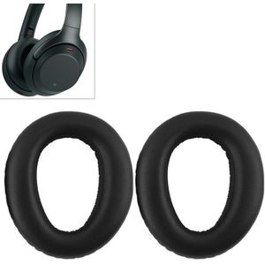 1 paar spons hoofdtelefoon beschermende case voor Sony MDR-1000X WH-1000XM3 (zwart)