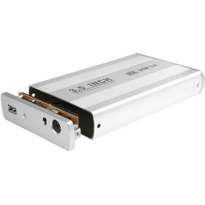 Externe USB 3.0 behuizing voor 3.5 inch SATA & IDE HDD harde schijf (zilverkleurig)