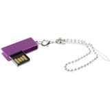 Mini draaibare USB schicht schijf (2GB)  paars