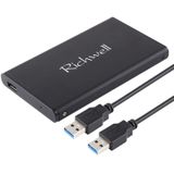 Richwell SATA R2-SATA - 2TB 2TB 2 5 inch USB3.0 Super Speed Interface mobiele harde schijf Box(Black)