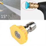 Hogedruk Autowassen Gun Jet nozzle wasmachine accessoires  nozzle hoek: 15 graden