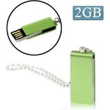 Mini draaibare USB schicht schijf (2GB)  Green
