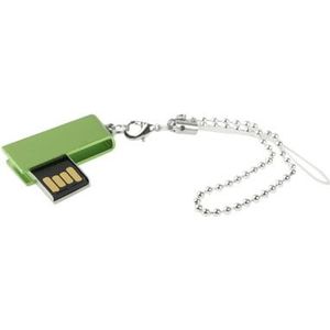 Mini draaibare USB schicht schijf (2GB)  Green