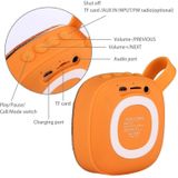 X25 draagbare textiel Design Bluetooth Stereo luidspreker  met ingebouwde MIC  Hands-free gesprekken & TF kaart & AUX IN  Bluetooth afstand ondersteunen: 10m(Orange)