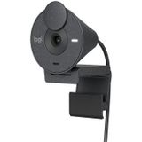 Logitech Brio 300 2MP 1080P Full HD IP-camera met microfoon voor ruisonderdrukking