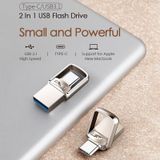 EAGET 32G USB 3.1 + USB-C Interface Metal Twister Flash U Disk  met Micro USB Adapter & Lanyard