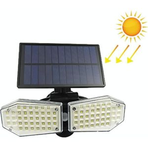 78 LED's Home Lighting Integrated Courtyard Waterproof Double Heads rotatable Solar Wall Light Street Light