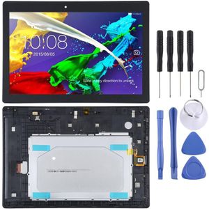 Lcd-scherm en digitizer volledige montage met frame voor Lenovo Tab 2 A10-30 YT3-X30