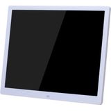 Nieuwe 15-inch Digital Photo Frame elektronische Foto Frame ultra smalle zijde ondersteuning 1080 P / wandmodel reclame Machine(White)