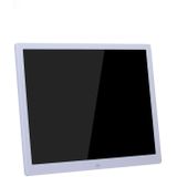 Nieuwe 15-inch Digital Photo Frame elektronische Foto Frame ultra smalle zijde ondersteuning 1080 P / wandmodel reclame Machine(White)