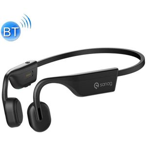 Sanag A9S Beengeleiding Bluetooth 5.1 HiFi Sport Oortelefoon (Zwart)
