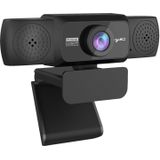 HXSJ S5 1080P Instelbare HD Auto Focus Video Webcam PC Camera met microfoon (zwart)