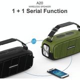 HOPESTAR A20 TWS Draagbare Outdoor Waterdichte Subwoofer Bluetooth-luidspreker