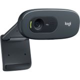 Logitech C270 HD web camera voldoet aan elke behoefte aan HD 720p video-oproepen (zwart)