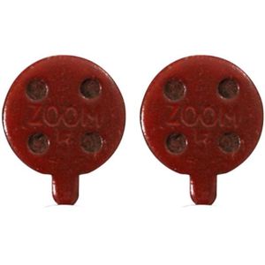 2 PC's universele metalen schijf remblokken voor fiets- en Skateboard(Red)