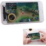 Q9 Direct Mobile Games Joystick artefact Hand reizen knop Sucker voor iPhone  Android telefoon  Tablet(Gold)