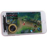 Q9 Direct Mobile Games Joystick artefact Hand reizen knop Sucker voor iPhone  Android telefoon  Tablet(Gold)