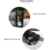 2 7 inch 18 megapixel 8X zoom HD digitale camera kaart-type automatische camera voor kinderen  met SD-kaartsleuf (zwart)