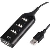 Let op type!! 4 ports USB 2.0 HUB  Kabel Lengte: 30cm(zwart)