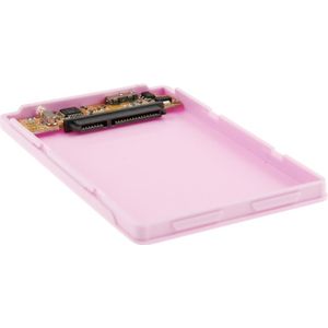 Externe USB 3.0 behuizing voor 2.5 inch IDE & SATA HDD harde schijf (roze)