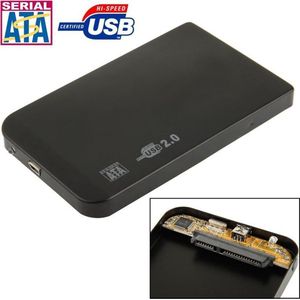 2.5 Inch SATA HDD Externe Behuizing - Zwart