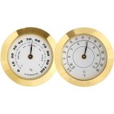 2 PCS 38mm High Precision Home / Guitar Violin Case / Cigar Thermometer  Style:Thermometer