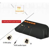 SC208 Multifunctionele kaart muziek afspelen Bluetooth spreker  steun Handfree bellen & TF kaart & U-schijf & AUX Audio & FM Function(Orange)