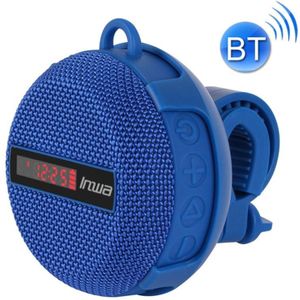 BT368 LED Digitaal Display Outdoor Draagbare IPX65 Waterdichte Bluetooth Luidspreker (Blauw)