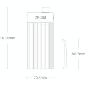 Originele Xiaomi DR. BEI F3 Portable Sonic Oral Irrigator Tooth Cleaner  Capaciteit: 180ml