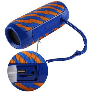 T & G TG117 draagbare draadloze Bluetooth Stereo luidspreker V4.2 met touw  met ingebouwde microfoon  ondersteuning voor Hands-free gesprekken & TF kaart & AUX IN & FM  Bluetooth afstand: 10m (donkerblauw)