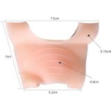 4 paar SEBS Elastische Bandage Correctie X/O Type Been Voet Hart Pad (Huidkleur)