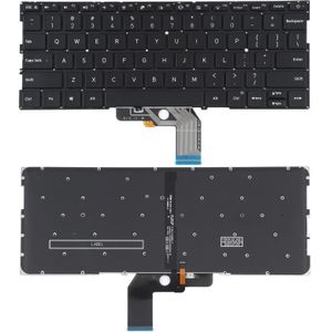 High-Tech Place voor Mi Air 13.3 Amerikaanse versie Toetsenbord met achtergrondverlichting (zwart)