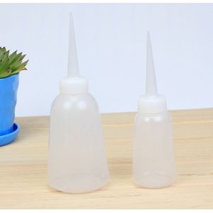 Grote druppels rechte mond fles gieten waterkoker vetplanten Tools wassen Plastic flessen Alcohol flessen  capaciteit: 250ml
