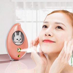Mango Spray Moisturizing Moisturizer Draagbare Handheld Facial Beauty Steamer (Pink)