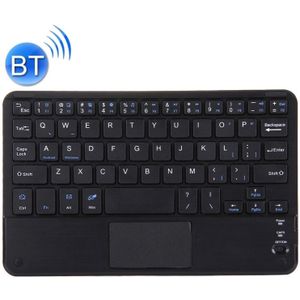 Draadloos Bluetooth-toetsenbord met aanraakpaneel  compatibel met alle Android & Windows 10 inch tablets met Bluetooth-functies (zwart)