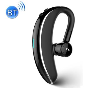 V7 Bluetooth 5.0 Business Style Wireless Stereo Sports Bluetooth Earphone  Support Inform Caller Name (Zwart)