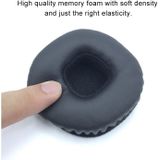 1 paar imitatieleer + Memory Foam zachte hoofdtelefoon jas earmuffs voor Marshall MID ANC Bluetooth  zonder rubber plaat gesp