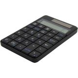 MC-56AG 2 in 1 2.4G USB Numeric Wireless toetsenbord  & Calculator met LCD Display (zwart)