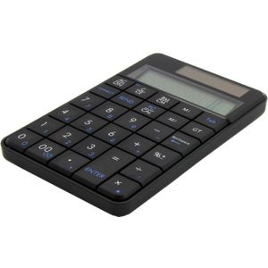 MC-56AG 2 in 1 2.4G USB Numeric Wireless toetsenbord  & Calculator met LCD Display (zwart)