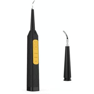JYQ-023 orale tand reiniging en zorg tool huishouden elektrische tandheelkundige instrument voor het verwijderen van gele tanden en tabaksvlekken (zwart + tand oppervlak reiniging hoofd)