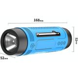 ZEALOT A2 Multifunctionele bas draadloze Bluetooth-luidspreker  ingebouwde microfoon  ondersteuning Bluetooth-oproep & AUX & TF-kaart & LED-verlichting (blauw)