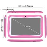 Kinderen onderwijs Tablet PC  7.0 inch  512 MB + 8 GB  Android 5.1 RK3126 Quad Core 1.3 GHz  WiFi  TF kaart tot 32 GB  Dual Camera(Pink)