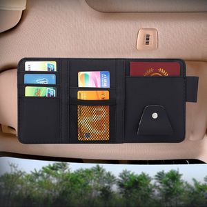 Universele auto zonneklep Board papier weefsel vak CD opslag hoes houder kaart tas Organizer (zwart)