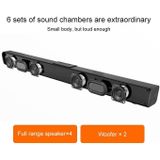 D01 20W Draadloze Thuisbioscoop Bluetooth-luidspreker Soundbar (Zwart)