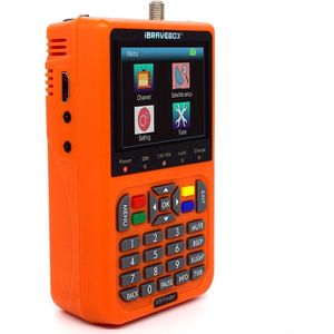 iBRAVEBOX v9 Finder digitale satellietsignaal zoeker meter (oranje)