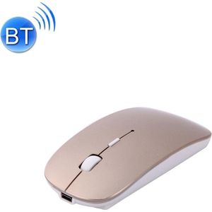 MC-008 Bluetooth 3.0 batterij opladen draadloze muis voor Laptops en Androde mobiele telefoon (goud)
