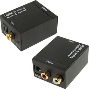 Let Op Type!! Digitaal Optisch Coaxiaal Toslink Naar Analoog RCA Audio Converter